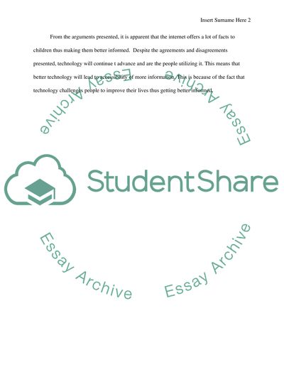 Are People Better Informed in the Information Society (responses)