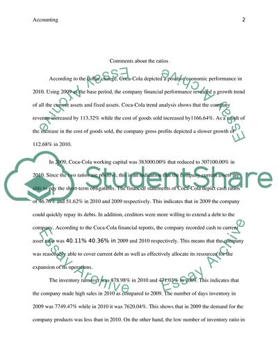 Accounting - the Ratios