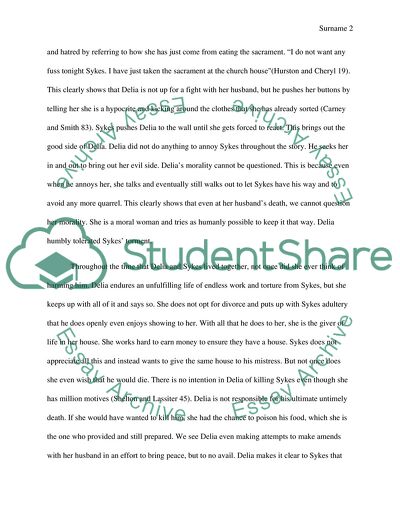 Sweat by Zora Neale Hurston