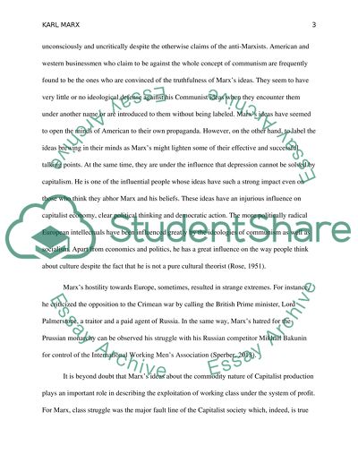 Changing the System of the World by Karl Marx