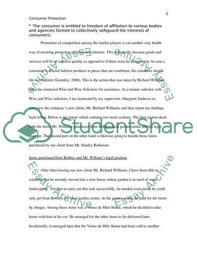 Consumer Protection