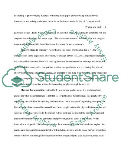Pricing and Profit Maximization