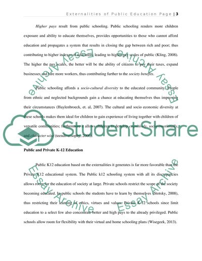 The Externalities of Education