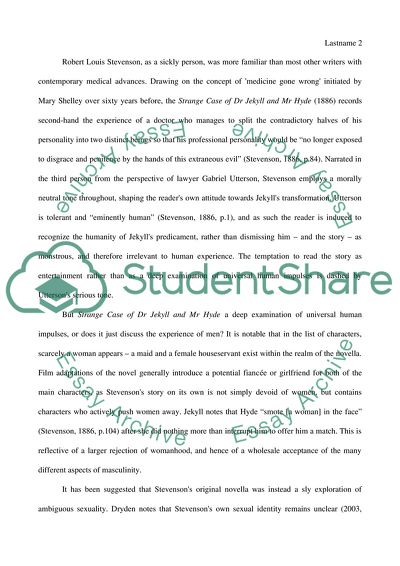 The Victorian Fear of Degeneration in Literature