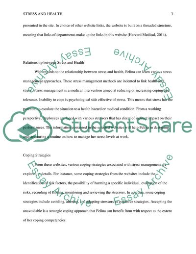 Stress and Health Management