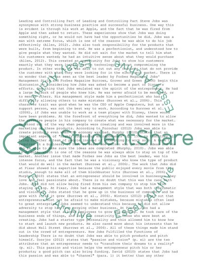 Leading and Controlling Part One