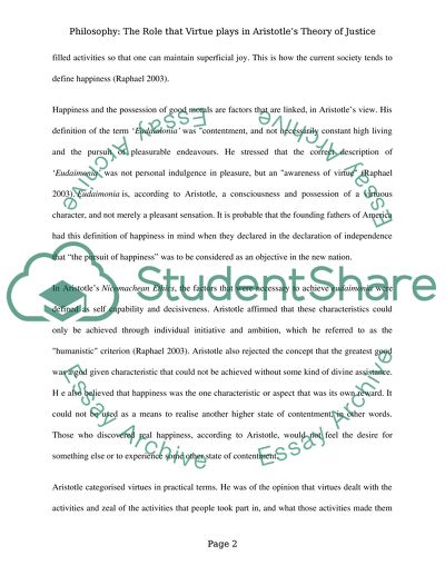 Aristotles Views on Justice and Virtue