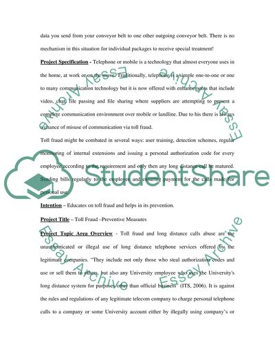 Literature Review & Project Specification