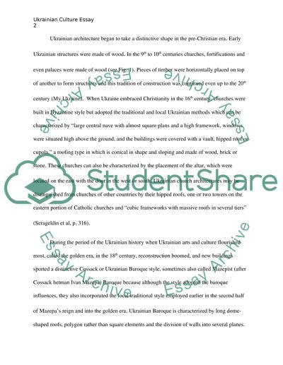 External and internal pressures Ukrainian art and culture