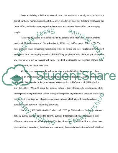 Managing People and Organizations