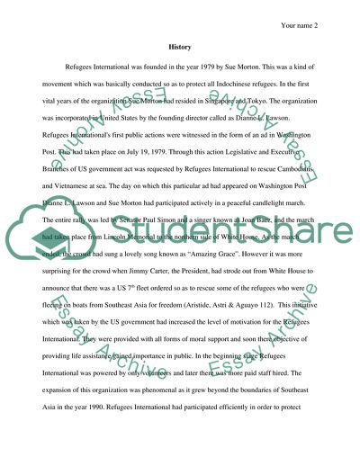 Mission, History, Important Operations and Significance of Refugees International