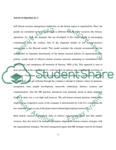 Human Resource Management