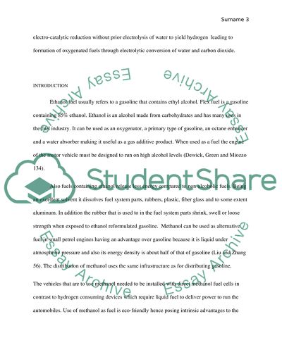 Ethanol vs Methanol as Gasoline Supplement