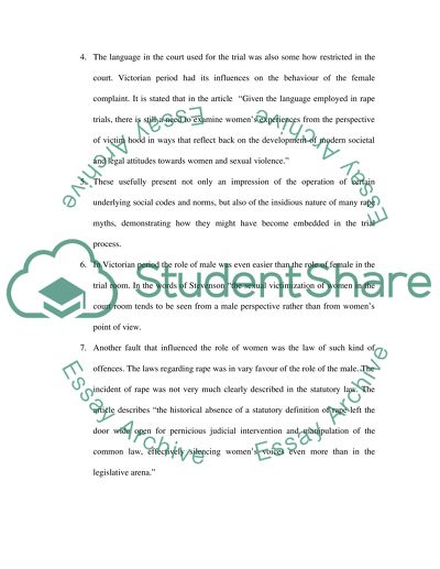 Geder Inequality in Victorian Period