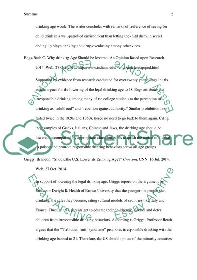 Annotated Bibliography of 5 different online sources