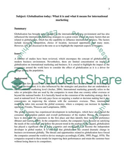 What Is Globalisation Today