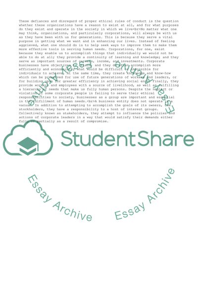 Corporate Leadership and Change Management