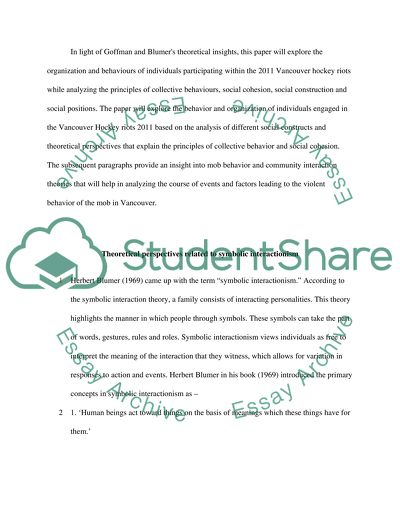 The Principles of Collective Behaviours