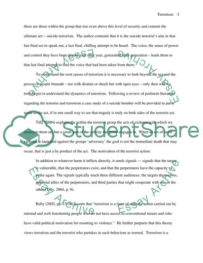 Terrorism Is not a New Phenomenon