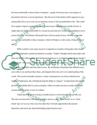 Racial Diversity - an Important Point in a Student Development