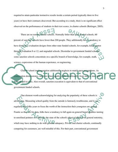 Charter and Public Schools