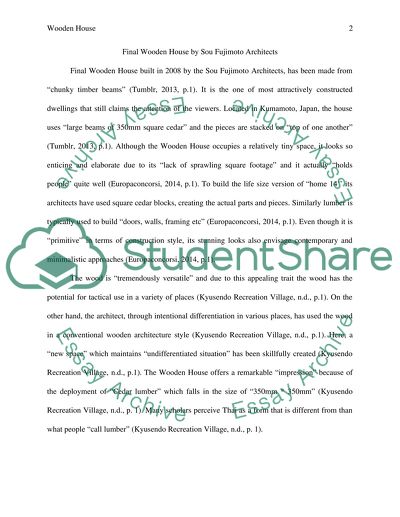 Final wooden house /sou Fujimoto