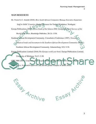 South African Development Community