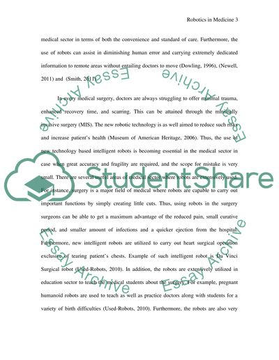 Robotics in Medicine