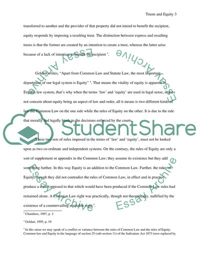 How a Trust Interacts with Equity