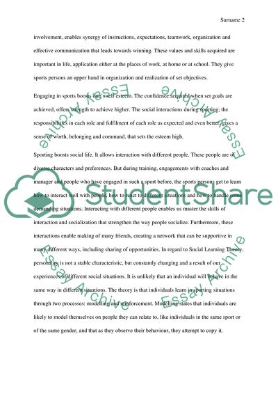 Importance Of Sport In Our Life