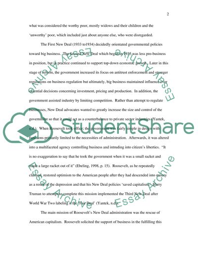 The New Deal Era in America