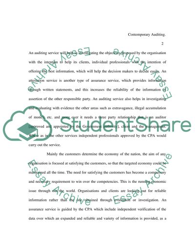 Contemporary Auditing