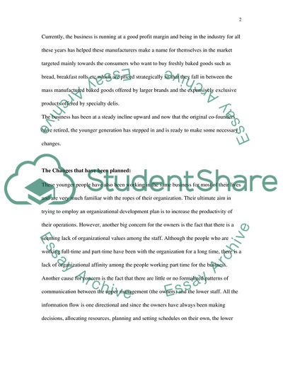 Create an Organizational Assessment and Development Plan