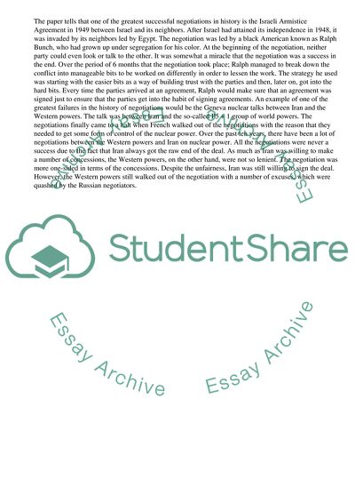 The Role of Communication and Personality in Negotiation