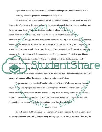 Human resource management, human resource development, training system