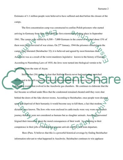 Book review over Auschwitz A History by Sybille Steinbacher