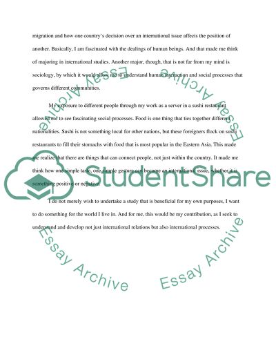 The International Studies