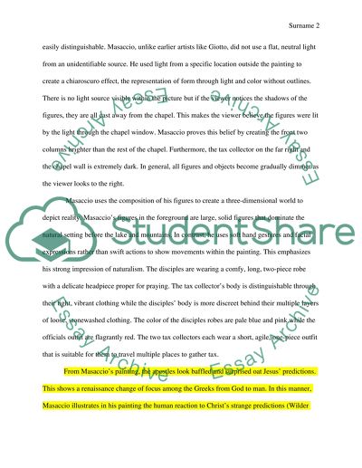 Tribute Money by Masaccio