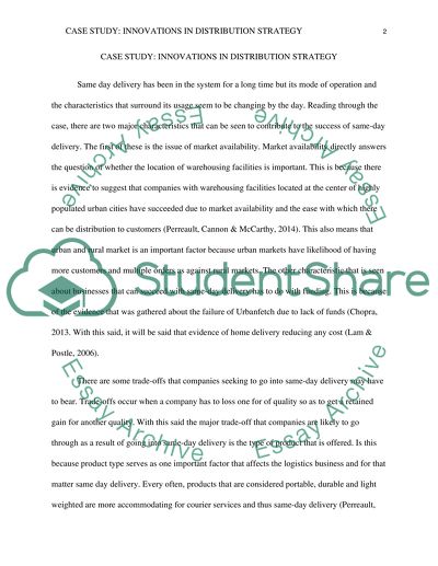 Case Study: Innovations in Distribution Strategy