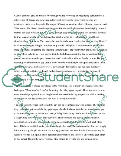 Relationship Between a Korean Boyfriend and Girlfriend