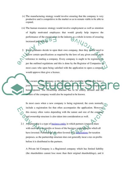 Financial and Marketing Strategy