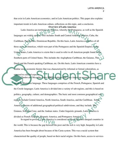 Latin America History and Politics