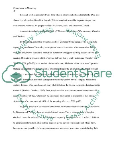 Compliance in Marketing