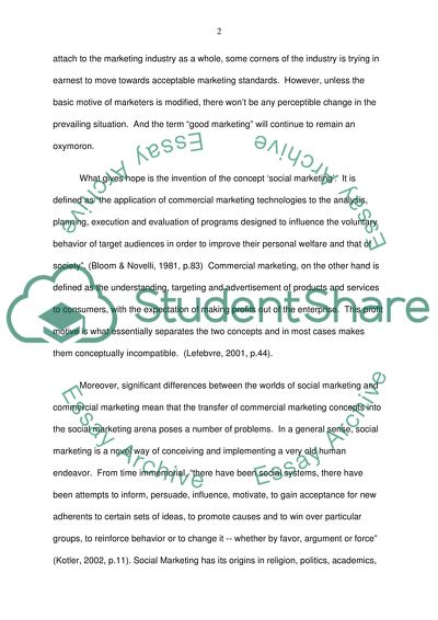 What is good marketing