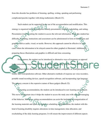 Accommodations and Modifications