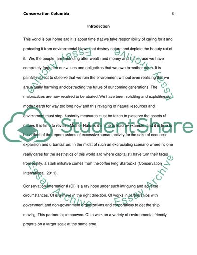 Conservation Columbia