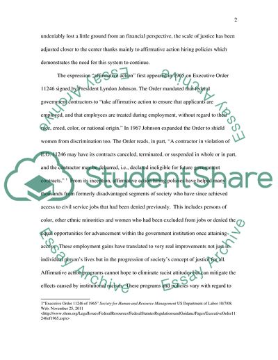 Affirmative Action Policy