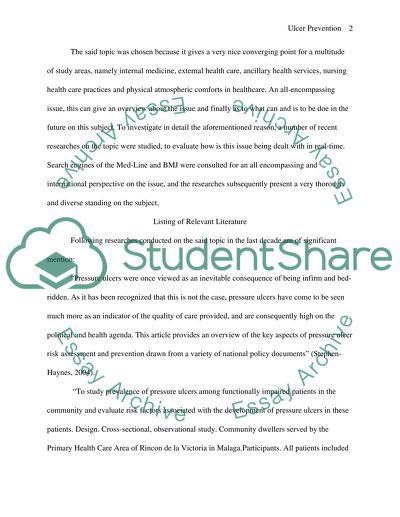 Pressure Ulcer Prevention n the Community