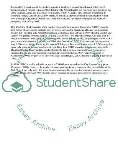 The Impact of the London City Airport Expansion on the Surrounding Property Values