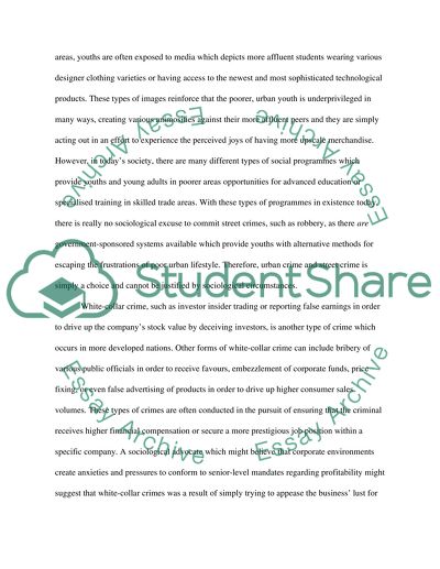 Why People Commit Crimes